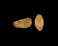 Henry VIII Period 'The Bridlington Priory' Gold Merchant's Signet Ring