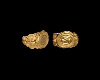 Roman 'The Houghton' Gold Filigree Ring