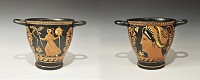 Greek Apulian Figural Skyphos