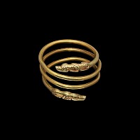 Scythian Gold 'Arm Ring' with Wolf Terminals