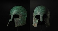 Corinthian Helmet of a Greek Hoplite