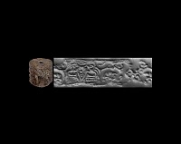 Bactrian Silver Walking Stick Attachment