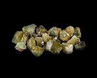 Large Green Calcite Mineral Specimens