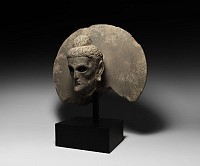 Gandharan Head of Emaciated Buddha