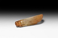 Roman Carnelian Grasshopper Amulet