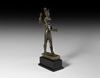 Egyptian Attacking Horus with Inscription