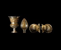 Byzantine Silver-Gilt Priest's Altar Group