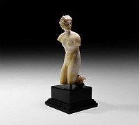 Roman Alabaster Statue of Venus