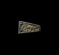 Medieval Gilt Lion Dagger Chape