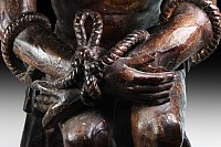 Gothic Statue of Christ as 'Man of Sorrows'