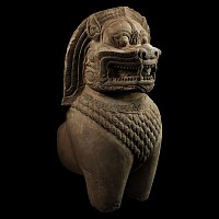 South East Asian Khmer Guardian Figure