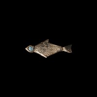 Roman Silver Fish Brooch