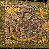 Medieval Chasuble with Scenes of the Crucifixion