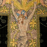 Medieval Chasuble with Scenes of the Crucifixion