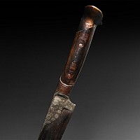 Ottoman Inscribed Pattern-Welded Yatagan Sabre