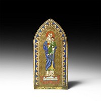 Post Medieval Enamelled Plaque in Limoges Style