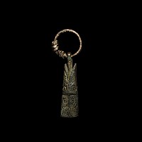 Viking Gilt Gotland-Type Fish Pendant