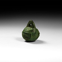 Medieval Steelyard Weight with Heraldic Shields