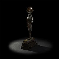 Large Egyptian Bronze Statue of Re-Horakhty