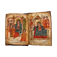 Ethiopian Book of Psalms with Eight Full Page Paintings