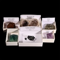 Natural History - Mixed Crystal Specimen Display Group