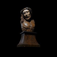 Medieval Swabia Gothic Bust of Christ