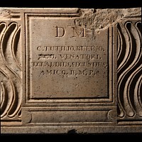 Roman Marble Sarcophagus Excavated near the Tomb of Cecilia Metella in Rome