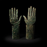 Etruscan Funerary Figure Hands