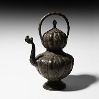 Ottoman Copper Gourd Coffee Pot