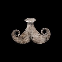 Elamite Silver Female Idol Pendant