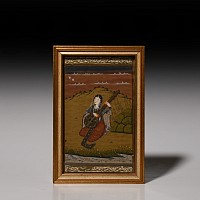 Framed Indian Watercolour Painting