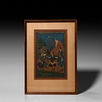 Framed Indo-Persian Watercolour Painting