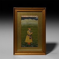 Framed Indian Watercolour Painting