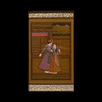 Framed Indian Watercolour Painting