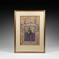 Framed Watercolour Painting