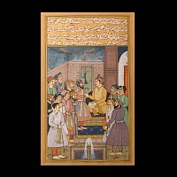 Framed Indian Watercolour Painting