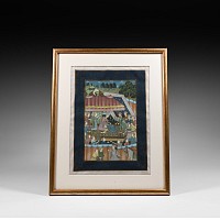 Framed Watercolour Painting