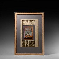 Framed Erotic Watercolour Painting