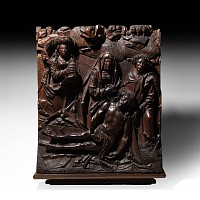 Medieval 'The Lamentation' from the Workshop of Tilman Riemenschneider