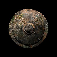 Roman Gladiatorial Shield with Medusa Head