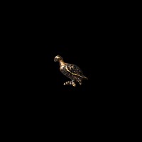 Egyptian Gold Bird Amulet