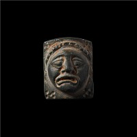 Roman Tragic Mask Applique