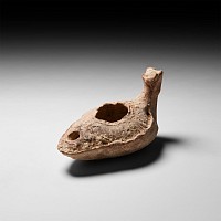 Byzantine Animal-Headed Lamp