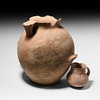 Bronze Age Ritual Vessel with Cup