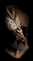 Large Chinese Tang Dapple Grey Horse with Lowered Head