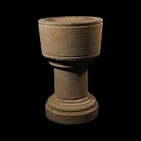 Anglo-Norman Limestone Font