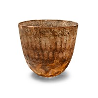 Roman Clear Cut-Glass Beaker