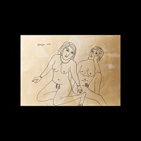Indian Erotic Sketch Attributed to F.N. Souza