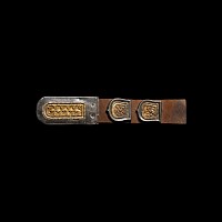 Avar-Byzantine Silver-Gilt Sword Belt Mount Group