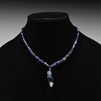 Roman Blue Glass and Other Mixed Bead Group